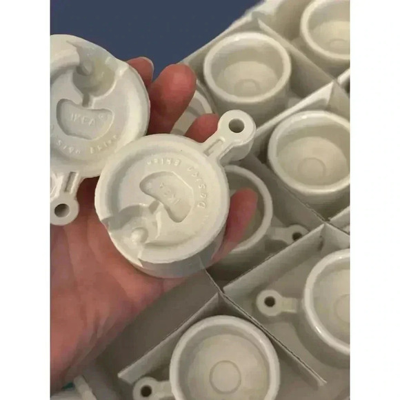 IKEA PS VARMELJUSHALLARE-EHLEN JOHANNSON SET 12 INTERLOCKING‎ Chain CANDLE CUPS - Picture 4 of 4